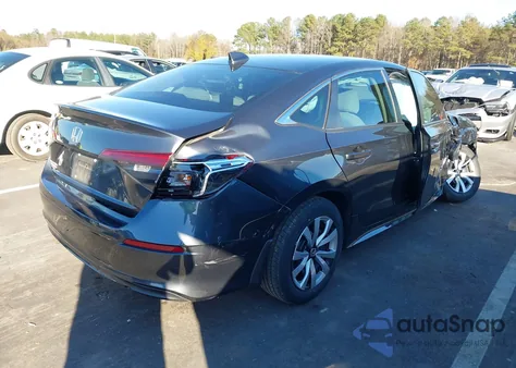 2022 Honda Civic Lx из США, поврежденный, VIN 2HGFE2F21NH589936